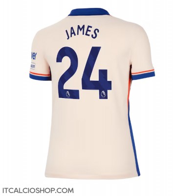 Chelsea Reece James #24 Seconda Maglia Femmina 2024-25 Manica Corta